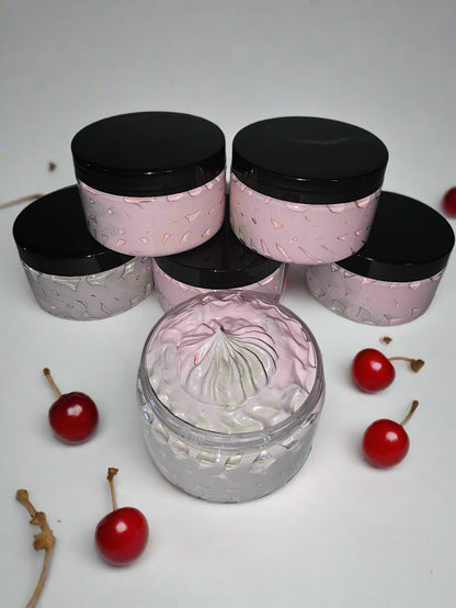 Chocolate Covered Cherries Bundle 7 oz handmade soap and 2.5 oz body butter bundle.