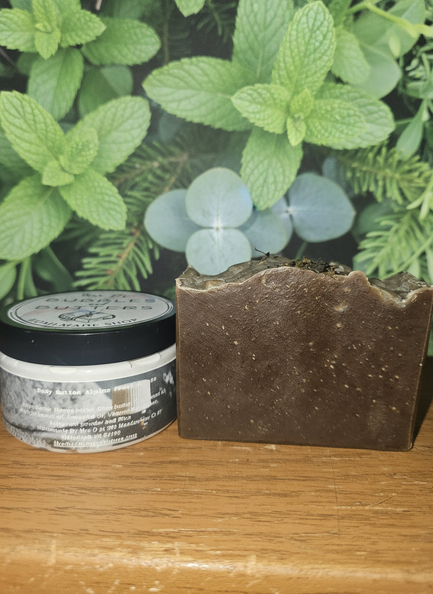 Alpine Frost bundle (5.5 oz) soap and body butter (2.0 oz)