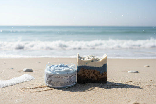 Sea salt breeze soap 3.5 oz and emulsified body butter 4.0oz