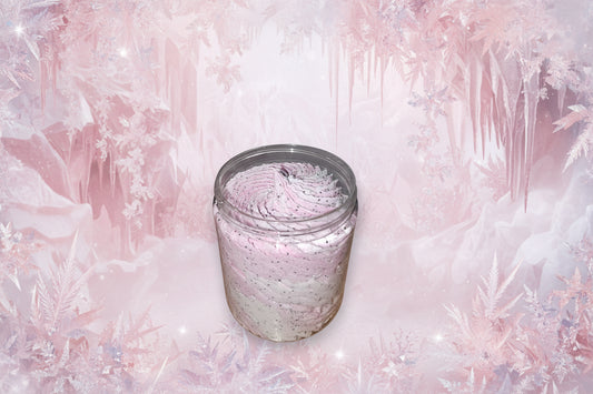 Foaming Whipped Sugar and Poppy Seed Soap Scrub